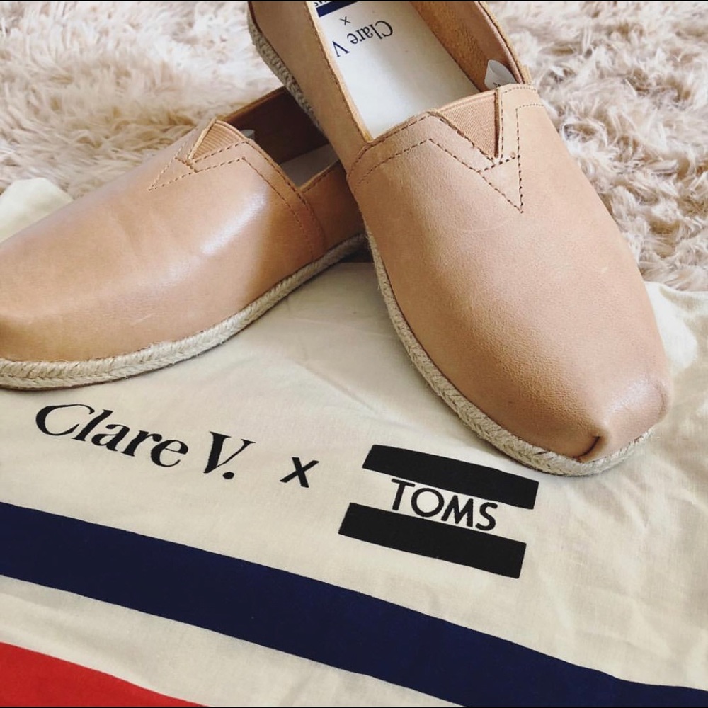 SOLD - Brand new limited Toms x Clare V edition